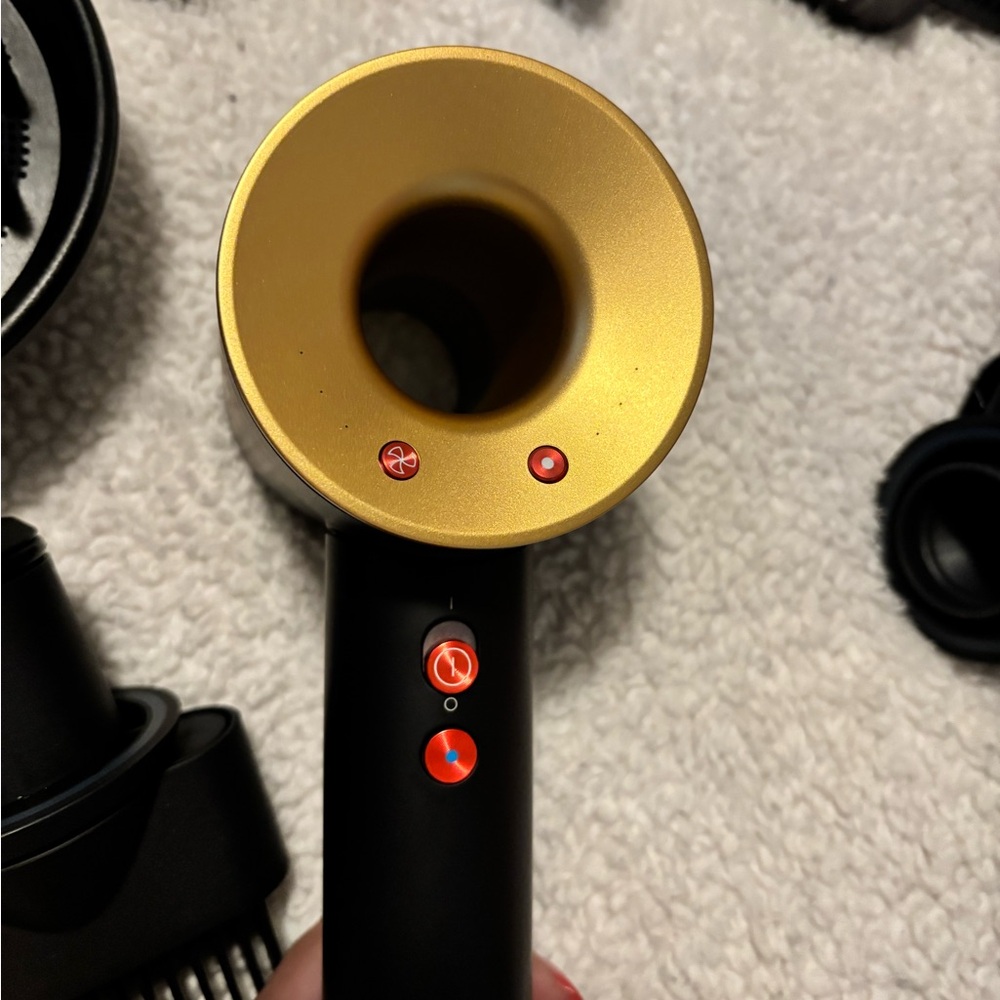 Dyson Hair Dryer - Gold and Black